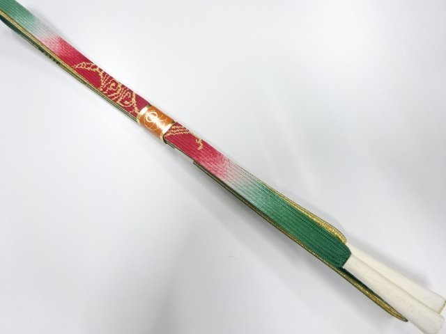 JAPANESE KIMONO / UNUSED KOREI HAND-TIED OBIJIME